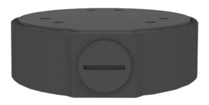 Junction Box Mounting Bracket for IP Turrets and Varifocal Cameras - Black